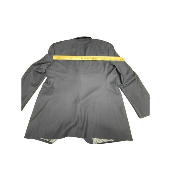 "Mantoni"Mens Blazer Italy Super 140's Wrinkle Resist. SZ. 48L 100% Virgin Wool - Picture 8 of 8